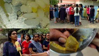 Maggots, bandages, screws, scrubber in hostel food? Kerala University students complain
