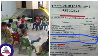 ಕೆಜಿ ಸ್ಕೂಲ್ ಫೀಸ್ ನೋಡಿ ಹೆತ್ತವರು ಶಾಕ್, ಪೋಷಕರ ಓರಿಯೆಂಟೇಶನ್ ಶುಲ್ಕ 8400 ರೂ!