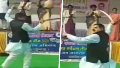Madhya Pradesh: Old video of CM-designate Dr Mohan Yadav showcasing sword skills goes viral (WATCH)