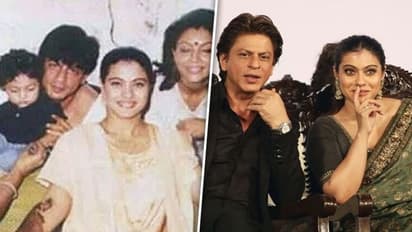 Throwback: Shah Rukh Khan, Gauri Khan enjoy Kajol's mehendi with baby Aaryan, see viral pictures