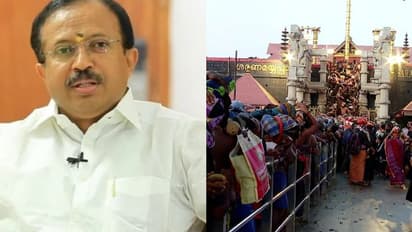 ' ഭക്തരുടെ കണ്ണീരിന് കാലം കണക്കു ചോദിക്കും' ശബരിമല തീർഥാടനത്തെ തകർക്കാന്‍ ഗൂഢാലോചനയെന്ന് വി.മുരളീധരന്‍