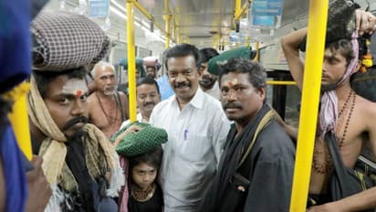 പമ്പയിലെത്തിയത് അയ്യപ്പൻമാര്ക്കൊപ്പം KSRTC ബസിൽ, തിരക്ക് നിയന്ത്രിക്കാൻ ക്രമീകരണങ്ങൾ ഏര്പ്പെടുത്തി: മന്ത്രി