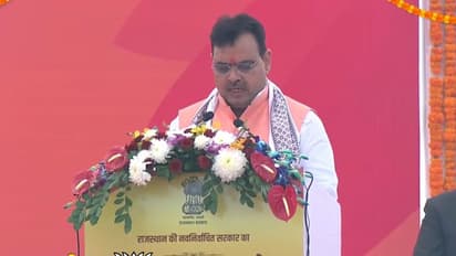 Bhajanlal Sharma takes oath as CM of Rajasthan; PM Modi, BJP top brass attend ceremony (WATCH)