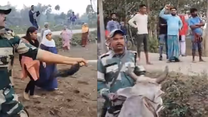 Video of Bangladeshi cow smugglers arguing with BSF in West Bengal emerges (WATCH)