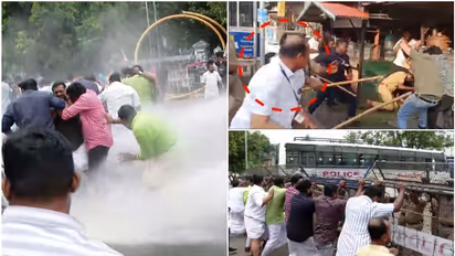 മുഖ്യമന്ത്രിയുടെ ഗൺമാന്റെ വീട്ടിൽ പൊലീസ് സുരക്ഷ, സന്ദീപിന്റെ വീട്ടിലേക്ക് യൂത്ത് കോൺഗ്രസ് മാർച്ച്, ജലപീരങ്കി