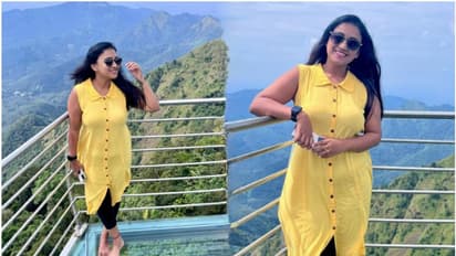 വാഗമണ്ണിലെ ഗ്ലാസ്ബ്രിഡ്ജിൽ അടിപൊളി ചിത്രങ്ങളുമായി വരദ