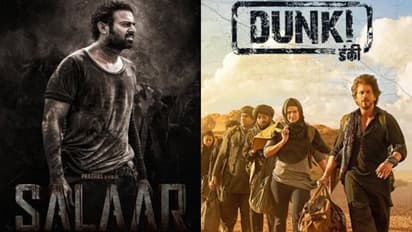 Salaar వర్సెస్ Dunki.. యూఎస్ఏలో ఫైట్ మొదలైంది.. డైనోసార్ కు భారీ రెస్పాన్స్!