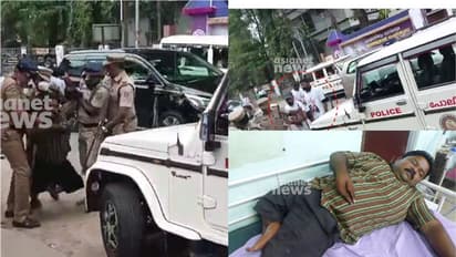 കരിങ്കൊടി കാണിച്ചു, പൊലീസ് എടുത്ത് മാറ്റി,ഡിവൈഎഫ്ഐക്കാര് പിറേക വന്ന് ചവിട്ടി, ഭീഷണിയുണ്ടെന്ന് അംഗപരിമിതന്