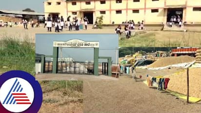 ಶಿಕ್ಷಣ ಸಚಿವರೇ ಇಲ್ಲಿ ನೋಡಿ; ಎಪಿಎಂಸಿ ಗೋದಾಮಿನಲ್ಲಿ ನಡೆಯುತ್ತಿದೆ ಕನ್ನಡ ಶಾಲೆ!