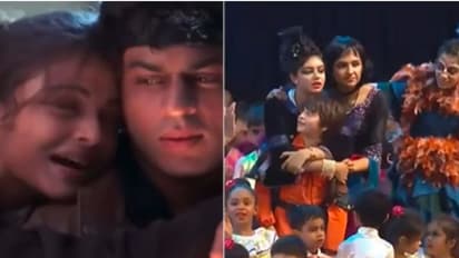 ಶಾರುಖ್ ಪುತ್ರನನ್ನು ತಬ್ಬಿಕೊಂಡ ಆರಾಧ್ಯ ಬಚ್ಚನ್ : ಅಮ್ಮನಂತೆ ಮಗಳು ಎಂದ ನೆಟ್ಟಿಗರು