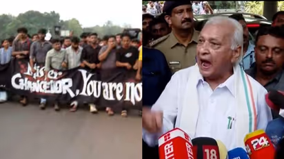 ദേശീയപാത ഉപരോധിച്ച് എസ്എഫ്ഐ; നേരത്തെ മടങ്ങി ഗവർണർ, വഴിയിൽ ഡിവൈഎഫ്ഐയുടെ കരിങ്കൊടി, സമരം വ്യാപിപ്പിക്കും