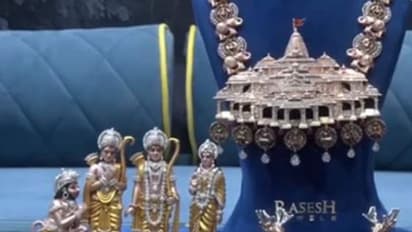 அயோத்தி ராமருக்கு 5000 அமெரிக்க வைரக் கற்களுடன் தயாரான பிரம்மாண்ட நெக்லஸ்; இணையத்தில் வைரல்!!