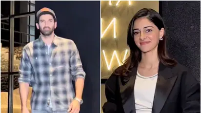 Watch: Aditya Roy Kapoor, Ananya Pandey's drive post 'Kho Gaye Hum Kahan' screening fuels dating rumours