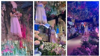 'മനുഷ്യത്വ രഹിത'വും 'സ്ത്രീവിരുദ്ധ'വും; വിവാഹ വേദിയിലേക്ക് മാലാഖമാർ ഇറങ്ങിവരുന്ന വീഡിയോയ്ക്ക് രൂക്ഷ വിമർശനം !