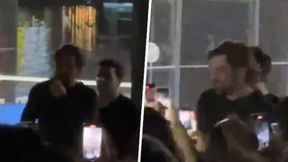 Virat Video: 'Dhoni, Dhoni' chants echo as CSK legend graces Dubai fans with his presence (WATCH)