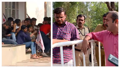 കാലിക്കറ്റ് സർവ്വകലാശാല സെനറ്റ് യോഗം; 5 അംഗങ്ങളെ തടഞ്ഞ് എസ്എഫ്ഐ, യുഡിഎഫ് പ്രതിനിധികളെ കയറ്റിവിട്ടു