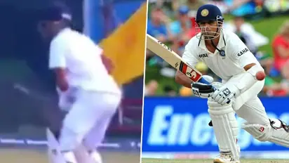 Viral Video: Rahul Dravid's son takes internet by storm with elegant cover drives; reminds fans of 'The Wall'