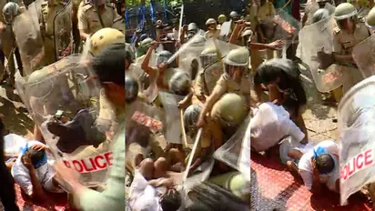Kerala: KSU-led protest turns violent in Thiruvananthapuram; police resort to lathi charge