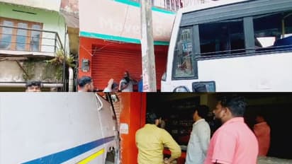 ബ്രേക്ക് പോയി, നിയന്ത്രണം വിട്ട് കെഎസ്ആര്ടിസി, ഇടിച്ചുകയറിയത് മാവേലി സ്റ്റോറില്; യാത്രക്കാര്ക്ക് പരിക്ക്
