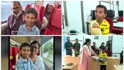 Kerala: Union Minister Rajeev Chandrashekhar gifts laptop to class 4 student