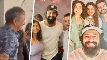 Dunki: Rajkumar Hirani celebrates grand opening with Vicky Kaushal, Taapsee Pannu; SRK was missing (Video)