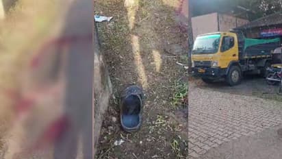 ടിപ്പര് ലോറിയിടിച്ച് ഒരാള് മരിച്ചു, ആളെ തിരിച്ചറിഞ്ഞില്ല; മുന്നിലേക്ക് ചാടുകയായിരുന്നുവെന്ന് ദൃക്സാക്ഷികള്