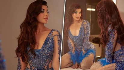 Jacqueline Fernandez raises eyebrows as she shares pictures in blue sequin bodysuit 
