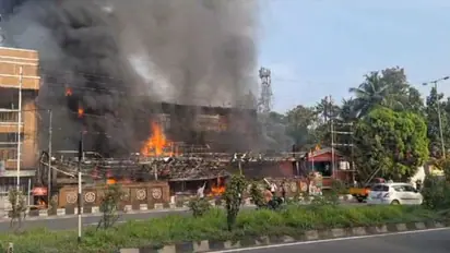 Kerala News Highlights: Massive fire erupts in shopping complex at Angamaly