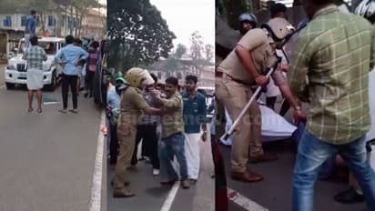 ജീപ്പ് തകര്ത്ത പ്രതിക്കായി എസ്എഫ്ഐക്കാരുടെ താമസ സ്ഥലത്ത് തിരച്ചിൽ; ഡിവൈഎസ്പിയെ കൈയ്യേറ്റം ചെയ്യാൻ ശ്രമം