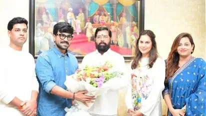 Ram Charan, Upasana Kamineni meet Maharashtra Chief Minister Eknath Shinde (Photos)