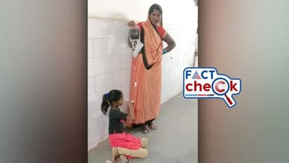 രോഗിക്ക് കട്ടിലില്ല, ആശുപത്രിയില്‍ നിലത്തിരുത്തി രക്തം കയറ്റുന്നു; ഗുജറാത്തിലോ ഞെട്ടിക്കുന്ന സംഭവം?