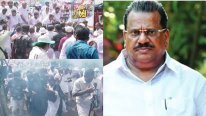 കെ.സുധാകരന് സുഖമില്ല,അങ്ങനെയുള്ളൊരാൾ കല്ലേറിനും അടിപിടിക്കും വരണോ,കോൺഗ്രസുകാർ തെരുവില്‍ അഴിഞ്ഞാടിയെന്ന് ഇ.പി.