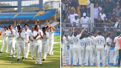 Wankhede erupts again! Fans sing Vande Mataram as India (W) record maiden win over Australia (W) - WATCH