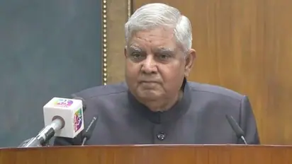 Rajya Sabha Chairman Jagdeep Dhankhar condemns Pramod Tiwari's mic manipulation claims (WATCH)