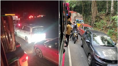 ഒരു രക്ഷയുമില്ല! ചുരത്തിൽ കറങ്ങി കറങ്ങി കുരുങ്ങി കുരുങ്ങി വാഹനങ്ങൾ, ഏതേലും വണ്ടി കേടായാൽ പിന്നെ വൻ 'പണി'