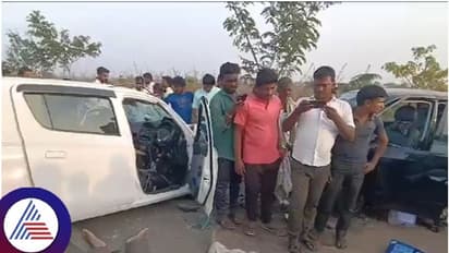 ಎರಡು ಕಾರು ಮುಖಾಮುಖಿ ಡಿಕ್ಕಿ: ಐವರು ಸಾವು, ಇಬ್ಬರಿಗೆ ಗಂಭೀರ ಗಾಯ