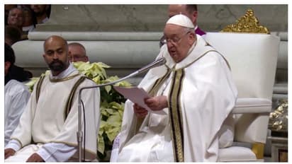 യേശു ജനിച്ച മണ്ണിൽ ആ സമാധാന സന്ദേശം യുദ്ധത്തിന്റെ അർത്ഥശൂന്യതയിൽ മുങ്ങുന്നു: ഫ്രാൻസിസ് മാര്പ്പാപ്പ