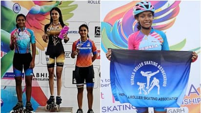 ദേശീയ റോളർ സ്കേറ്റിങ് ചാമ്പ്യൻഷിപ്പ് 2023; ഇരട്ട മെഡൽ നേട്ടവുമായി മലയാളി താരം