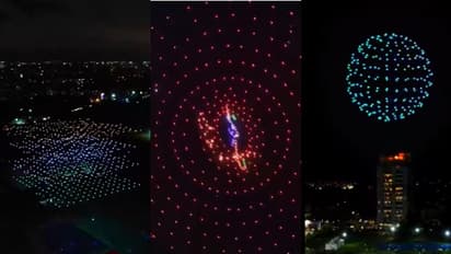 കേരളത്തിലെ ആദ്യ ഡ്രോണ് ലൈറ്റ് ഷോ കാണണോ? കോഴിക്കോട്ടേക്ക് പോകാം...