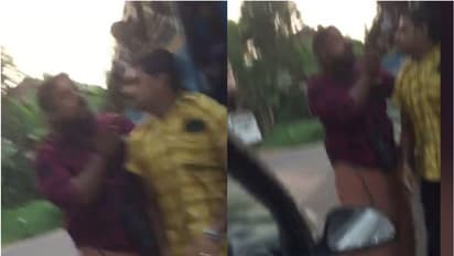 ബസ്സിൽ നിന്നിറങ്ങി കാർ യാത്രക്കാരനെ മർദിച്ച് ജീവനക്കാരൻ; ദൃശ്യങ്ങൾ പുറത്ത്, പരാതി