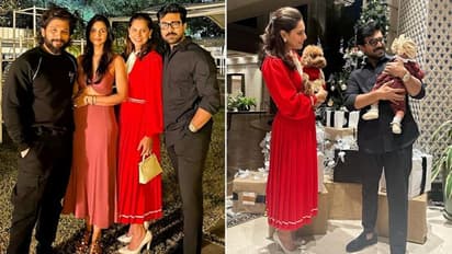 Allu Arjun, Ram Charan, Varun Tej and family celebrate Christmas together, see pictures 
