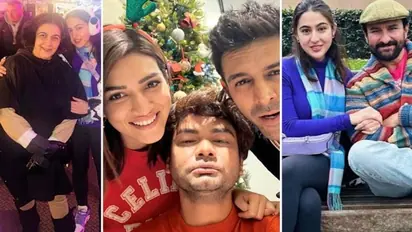 Sara Ali Khan celebrates Christmas with parents Saif, Amrita; Kriti spends the day with Kartik Aaryan