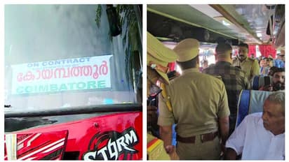 വാളയാറിൽ തടഞ്ഞു, തമിഴ്നാട്ടിൽ പരിശോധിച്ചില്ല; സർവീസ് പൂർത്തിയാക്കി കോയമ്പത്തൂരെത്തി റോബിൻ ബസ്