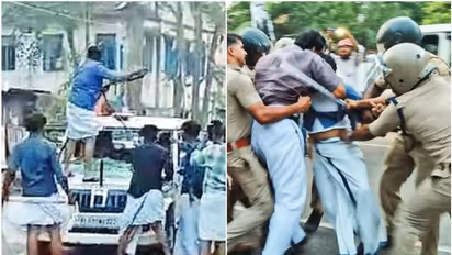 ചാലക്കുടിയിൽ പൊലീസ് ജീപ് തകർത്ത് ഡിവൈഎഫ്ഐ നേതാവിനെ മോചിപ്പിച്ച സിപിഎം ഏരിയ സെക്രട്ടറിയെ ചോദ്യം ചെയ്യുന്നു