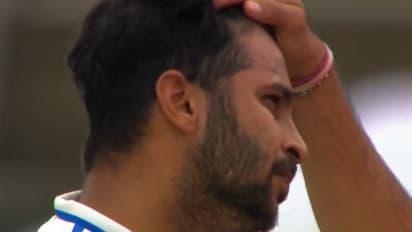 69-1, ആരെങ്കിലും ചോദിച്ചാൽ കേരളത്തിന്റെ സൽമാൻ നിസാർ 'പഞ്ഞിക്കിട്ടതാണെന്ന്' പറഞ്ഞേക്ക്; ഷർദ്ദുൽ നാണക്കേടില്