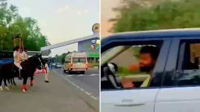 Royal welcome for MI captain Hardik Pandya at Jamnagar's Reliance Industries; video goes viral (WATCH)