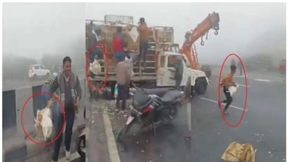 കോഴിയുമായി പോയ വാഹനം കൂട്ടിയിടിച്ചു; നിലവിളിച്ചിട്ടും ഡ്രൈവറെ ശ്രദ്ധിക്കാതെ കോഴി അടിച്ചുമാറ്റി നാട്ടുകാരും