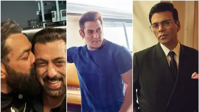 Bobby Deol, Karan Johar and others wish Salman Khan on birthday; fans gather outside his apartment - Watch