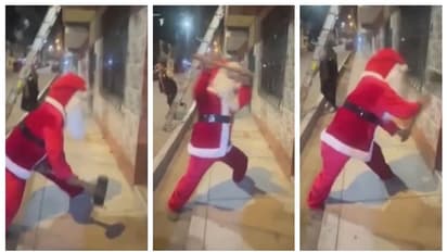 'പോലീസിനോടാണ് കളി.....'; സാന്താ ക്ലോസിന്‍റെ വേഷത്തില്‍ ലഹരി വേട്ടയ്ക്കിറങ്ങി പോലീസ് !