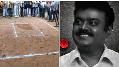 விஜயகாந்த் மறைவு..! அடக்கம் செய்ய தேர்வு செய்யப்பட்டது புதிய இடம்- தேமுதிக அலுவலகத்தில் தொடங்கியது பணி